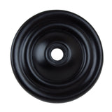GlideRite Hardware 5061MB25 1.5inch Thin Rounded Ring Cabinet Back Plate 25 Pack, Matte Black Finish