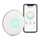 Airthings 2950 Wave Radon - Smart Radon Detector with Humidity & Temperature Sensor - Easy-to-Use - Accurate - No Lab Fees - Bat