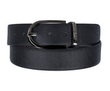 Louis Stitch MenS Reversible Italian Leather Belt For Men 1.25 Inch (35Mm) Waist Strap Black Brown Belt With Nickle Buckle (Ben