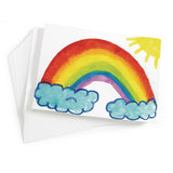 Colorations Art Paper, 9 x 12 Painting & Craft Paper, Finger Paints, Watercolor, Tempera, Drawing, Art Room & Homeschool Crafts 