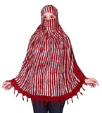 Vinsh Enterprise Cotton Long Scarf Cum Mask Scarves Usable For Vehicle Driver | Color Lining Printed Design | Universal Size | F
