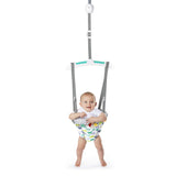Bright Starts Playful Parade Door Jumper For Baby With Adjustable Strap, 6 Months And Up, Max Weight 26 Lbs