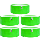 Anandi GreenS Hdpe Uv Protected 260 Gsm Round Green Colour Plants Grow Bags For Terrace And Vegetable Gardening 24X9 Inch Pack 