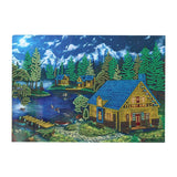 Ecomistiq 5D Diy Diamond Painting Beautiful Diy Embroidery Stitch House | Stitch Kits | Hand Embroidery Kits | Embroidery & Stit