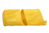 Reliant Ribbon 92975W-362-10F Dupioni Supreme Wired Edge Ribbon, 4 Inch X 10 Yards, Golden Yellow