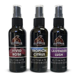 Shoe Deodorizer Spray - Shoe Refresher: Lavender Lush, Vivid Rose & Tropical Citrus - Shoe Odor Eliminator for Sneakers, Gym Bag