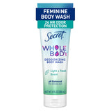 Secret Feminine Wash, 24 HR Deodorizing Feminine Body Wash for Women, Removes 6x Causes of Odor, PH Balanced, Safe to Use Everyw