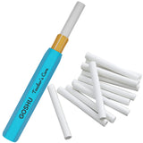 GOSHU Plastic Chalk Holder Colored Adjustable for Home Office School Teachers Childrens Writing Chalks Clip with 10 DustFree C