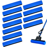 ENIPEDITA 12 Pcs Roller Mop Refill Blue PVA Sponge Mop Head Replacement Bulk Absorbent for Business Garage Home Kitchen Bathroom