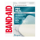 BAND-AID Brand Pro Heal 5 Day Protect, Ultra-Thin Hydrocolloid 100% Waterproof First Aid Adhesive Bandages for Advanced Healing 