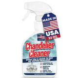 Durabasics 32oz Chandelier Cleaner Spray Chandelier Cleaner Drip Dry No Wipe for Light Buildups StreakFree Glass Cleaner 