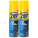 Zep Heavy-Duty Oven and Grill Cleaner - 19 oz (Case of 2) ZUOVGR19 - Dissolves Grease on Contact, on Burners, Grates and Drip Pa