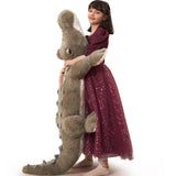 MorisMos 59inch Giant Alligator Stuffed Animal, Large Alligator Plush Toy, Big Stuffed Crocodile Gifts Kids Boys Girls