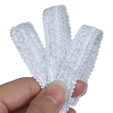 Fenghuangwu 13 Yard Handmade Basic Trim, 1.5 cm/0.59 Inch Diameter Gimp Braid for DIY, D corWhite