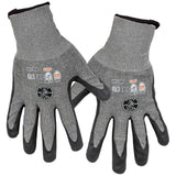 Klein Tools 60197 Work Gloves, CutResistant Gloves ANSI Rated A2, Touchscreen, XLarge, 2Pair