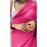 Shiv Textiles Women'S Woven Pure Georgette Saree With Pallu And Blouse Piece
