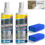 Tasunte 2PCS Headstone Restoration & Cleaning Spray, 2026 New Headstone Restoration & Cleaning Spray Restoring and Protecting, T