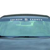ProMark MLB San Diego Padres Windshield Decal, One Size, One Color, Team Colors, 35 x 4