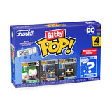 Funko Bitty POP! DC - The Joker, 4-Pack - Batman, Batgirl, The Joker and A Surprise Mystery Mini Figure - 0.9 Inch (2.2 Cm) - DC