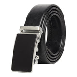 Zacharias MenS Faux Leather Belt With Autolock Buckle Gr64 (Black, Free Size) (Pack Of 1)