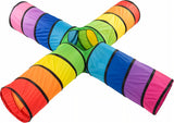 NUBUNI XXL Tunnel for Kids 98 in. | Tunnel Tent for Toddlers | 4X Play Tunnels for Children | Colorful Pop Up Crawl Tunnel | Col