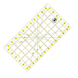 Headley Tools Quilting Ruler, Sewing Ruler (6.5 x 12 ), Acrylic Quilters Ruler with Double Colored Grid Marking Lines for Easy P