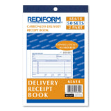 Rediform 6L614 Delivery Receipt Book, 6 3/8 x 4 1/4, TwoPart Carbonless, 50 Sets/Book