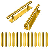 kwa heri 20 Pack Self-Stick Push Pull Helper Golden Hidden Cabinet Handle ABS Plastic Door Window Wardrobe Handle Instant Cabine