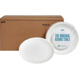 Perk Economy Paper Plates, 9, White, 1000/Carton