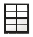 Shed Window 18 W x 23 H, Flush Mount Black for Sheds, Playhouses, and Chicken Coops 1 PK (W1823BLKBX1)