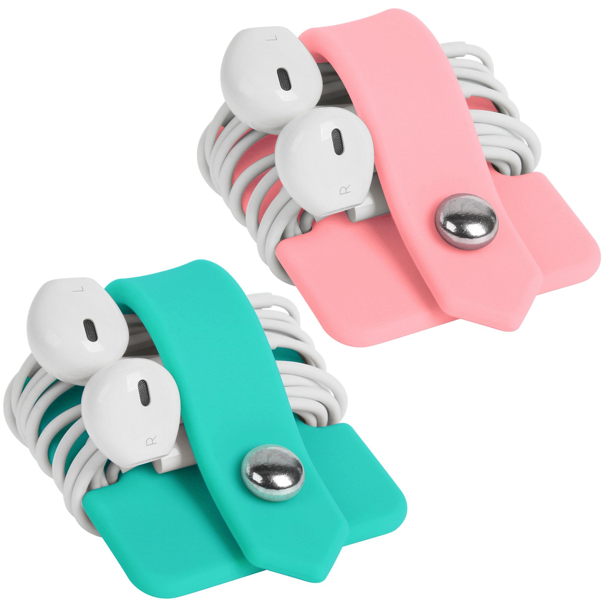 ELFRhino Cord Organizer Earbuds Holder Earphone Wrap Earphones Organizer Headset Headphone Earphone Wrap Winder Cord Manager Cab
