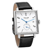 Feice Unisex Square Watch Men'S Bauhaus Automatic Watch Mechanical Watches Analog Wristwatch -Sapphire Mirror -34Mm Case -Fm301