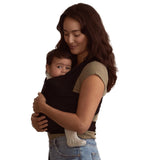 Solly Baby Wrap, Newborn to Toddler Baby Carrier (8-25 Lbs), Black