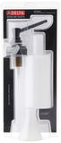 Delta Faucet Pump Soap/ Lotion Dispenser Black, Countertop Soap Dispenser, Top Fill Deck Mount Soap Dispenser, Counter Soap Disp