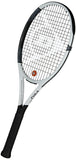 Dunlop Sports PRO 265 Pre-Strung Tennis Racket, 1/4 Grip, White/Black
