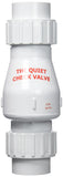 Zoeller 300040 1.5 PVC Quiet Union Check Valve, White