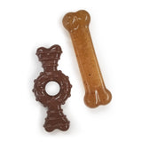 Nylabone Ring Bone Chew Toy for Puppies, Puppy Teething Toys, Puppy Enrichment Toys, Chicken Flavor, X-Small Dogs - Up to 15 lbs