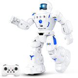 BAZOLOTA Robot Toys for Kids 3-5, Programmable Remote Control Robot with Walking, Sliding, Singing and Dancing, RC Gesture Sensi