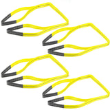 Vincreem 4 Pcs 1 x 6 6171lb Lift Sling Straps Heavy Duty Web Slings Straps Polyester Nylon for Hoist Car Outdoor Using