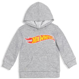 Hot Wheels Big Boys Fleece Pullover Hoodie Grey 18-20-New