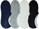 Super Deal Bazzar Store Unisex Solid No Show Socks(Pack Of 4)(Multicolour_Free Size)