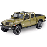 Motormax Toy 2021 Gladiator Overland (Open Top) Pickup Truck Matt Green 124127 Diecast Model Car by Motormax 79367