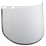 Jackson Safety Face Shield Window for Jackson Safety Headgear, 9 x 15.5 x 0.04, Aluminum Bound Acetate, Clear (Case of 24), 2