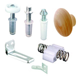 SlideCo 164183 BiFold Door Repair Kit, For 7/8 In. Wide Track, Used with 3/8 In. Outside Diameter Pivots and Guides (Single Pa