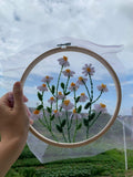 Full Range Embroidery Kits For Beginners Stamped Embroidery Kit Includes Embroidery Cloth With Pattern Embroidery Hoop Instructi