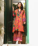 Gosriki Women'S Rayon Viscose Straight Printed Kurta With Palazzo (Jamat Orange-Gs_Xl_Orange_X-Large),Orange,,B0DZ2RMHFZ