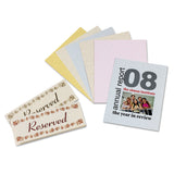 Pacon 101235 Array Card Stock, 65 lb., Letter, Assorted Parchment Colors, 100 Sheets/Pack