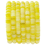 Natural Lemon Jade Disk Stone Spacer Beads 6x2mm 38cm/str Flat Rondelle Loose Semi Gemstone Caps for Making Bracelets Necklace