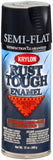 Krylon K09203007 Rust Tough Semi-Flat Black Rust Preventive Enamel - 12 oz. Aerosol