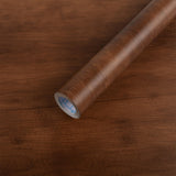 Wood Contact Paper, Red/Brown Wood Peel and Stick Wallpaper for Cabinets, Faux Wood Grain Vinyl Wrap Self Adhesive Waterproof Wa
